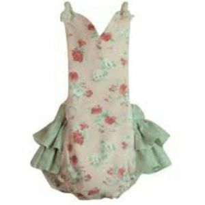 Popelin Floral Romper